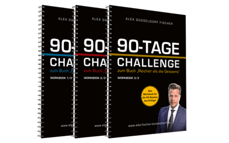90 Tage Umsetzungs Challenge zum Buch Reicher als die Geissens
