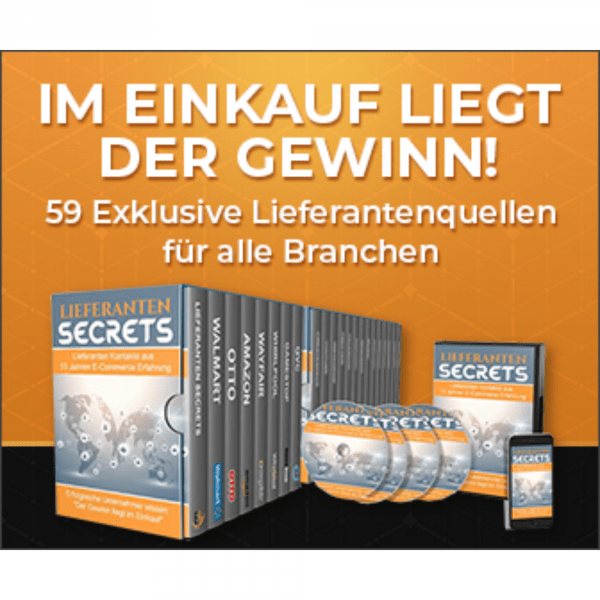 Lieferanten Secrets 59 streng geheime Einkaufsquellen