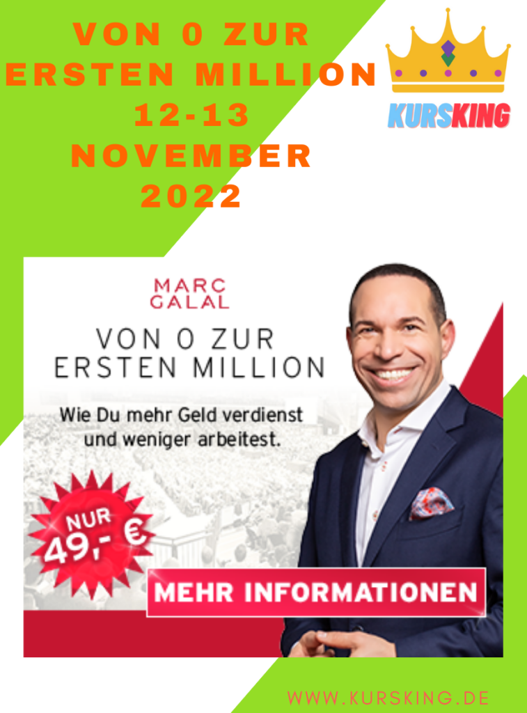 Von 0 zur ersten Million 12 13 November 2022 Von 0 zur ersten Million Marc Galal November 2022 Schweiz